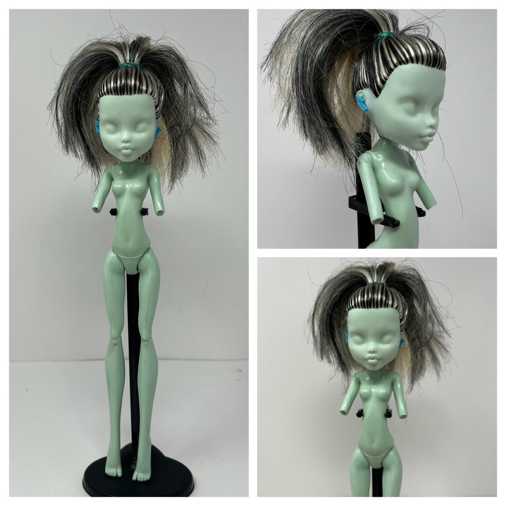 Monster High Frankie Stein Doll Blank Face Replacement Original Gift Toy Fashion